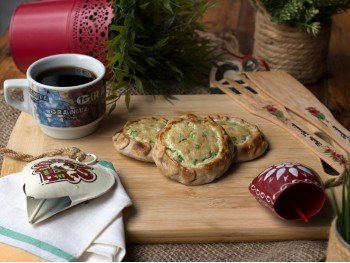 Перепечи с треской и зеленым луком 75 гр.